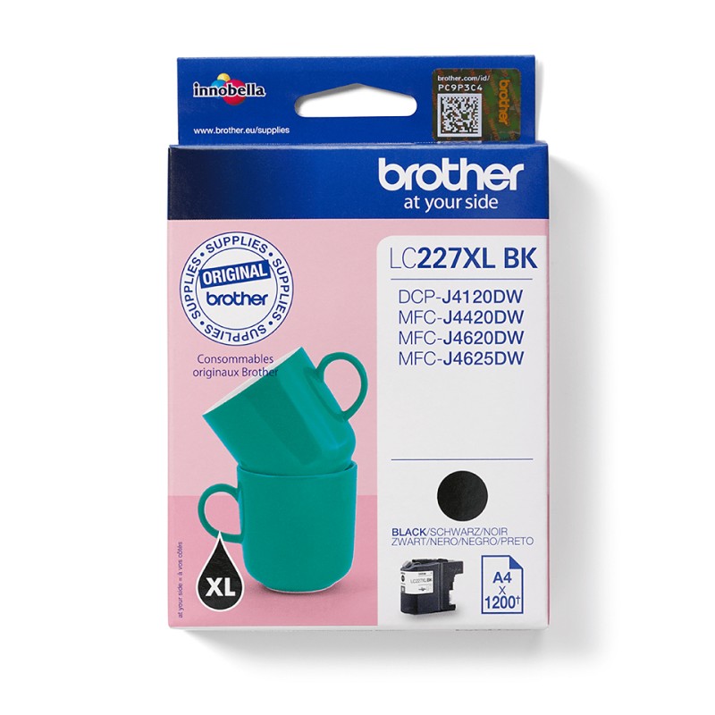 Brother Ink Black, 9mlHigh capacity Brother Ink Black, 9mlHigh capacity
